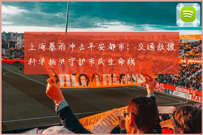 上海暴雨冲击平安都市:交通救援科学抗洪守护市民生命线